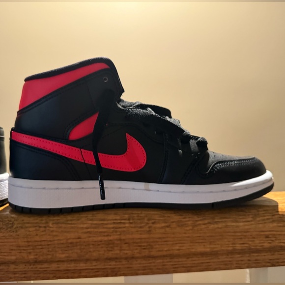 Women's Air Jordan 1 MID Sky J FR Blue/Ozone Blue-Sail - Picture 5 of 9